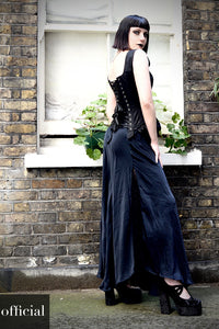 Black Couture Corset with Shoulder Straps