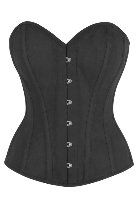 Single Layer Overbust Corset in Black