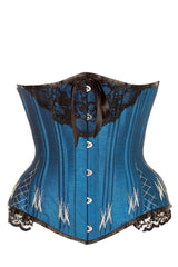 Underbust bustier Turquoise avec Flossing