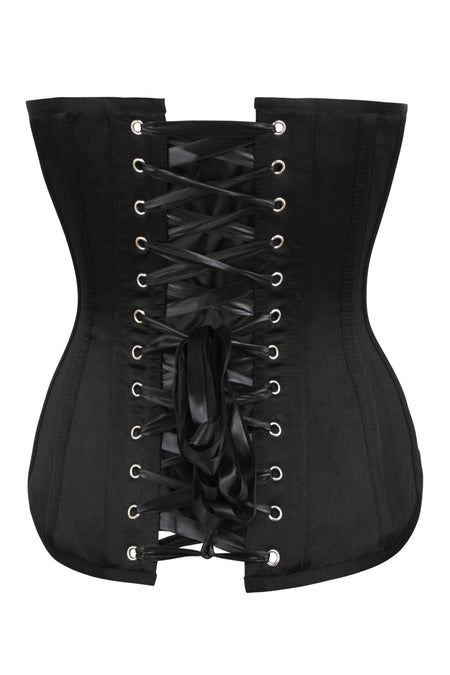 Turquiose and Black Overbust Lingerie Corset