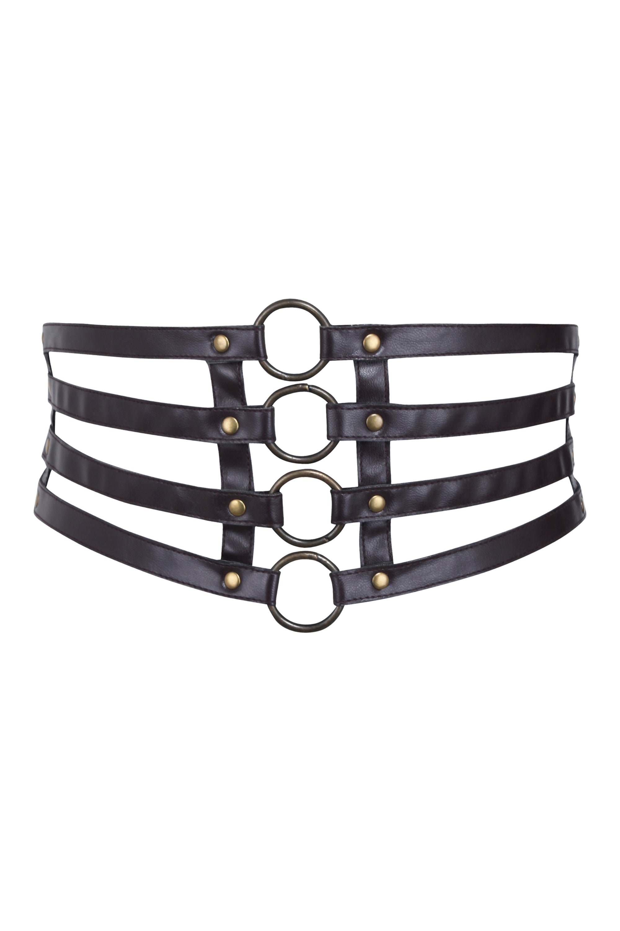 PVCStrappyCorsetInspiredAdjustableBelt