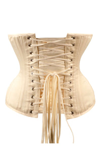 Bustier Underbust Expert Waist Training avec serre-taille Crème