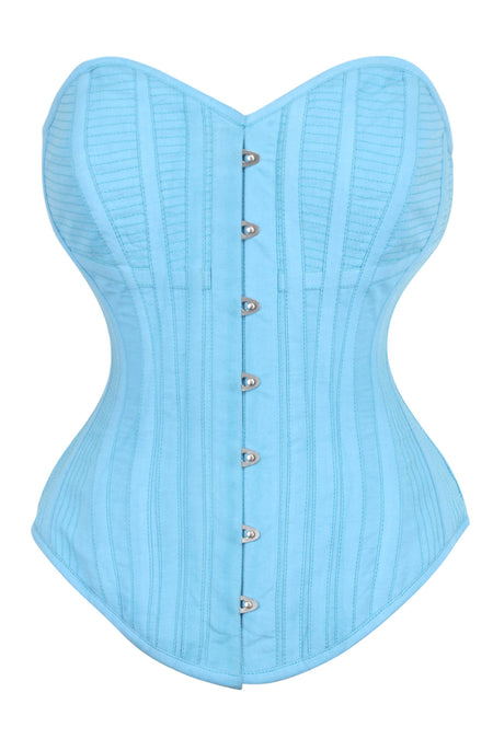 Historically Inspired 1800-1850 Cotton Overbust Corset