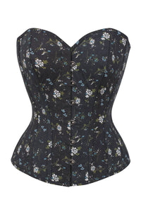 Corset Overbust coton Imprimé floral Ditsy