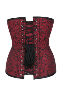 Corset Story BC-022 Red and Black Brocade Underbust