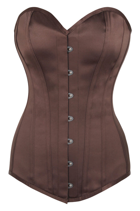 Corset long overbust expresso