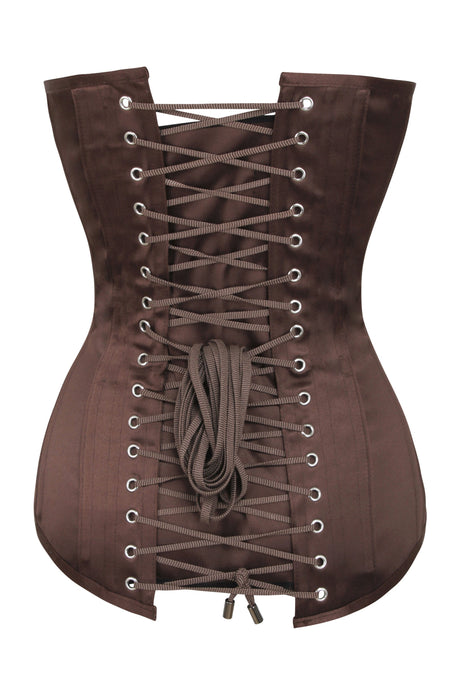 Corset long overbust expresso