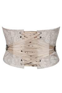 Luella Corset à bretelles en coton imprimé avec laçage en éventail pour les Jours de pluie à Alençon