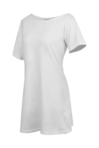 Ione Robe t-shirt blanche asymétrique en jersey